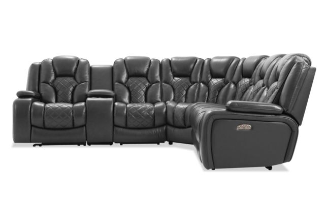 Panther Leather Power Reclining Sofa Console Loveseat Pertaining To Panther Fire Leather Dual Power Reclining Sofas (View 5 of 15)