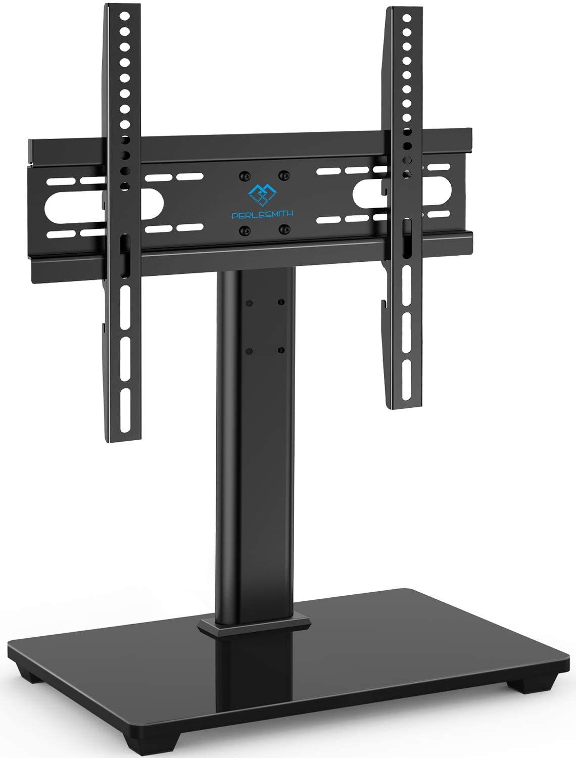Perlesmith Universal Table Top Adjustable Tv Stand Throughout Tabletop Tv Stand (Photo 12 of 15)