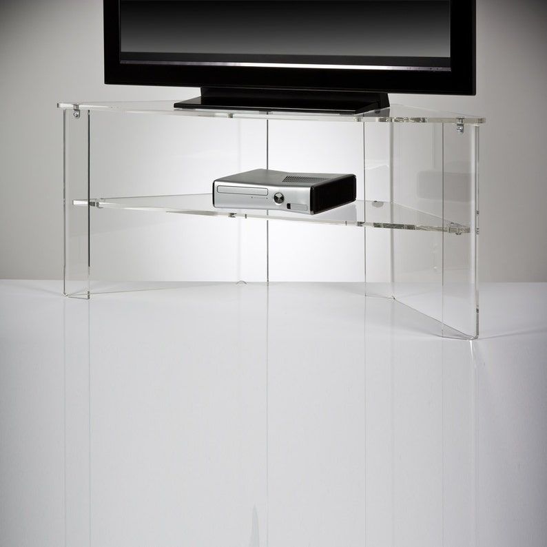 Perspex Acrylic Transparent Tv Stand Premium Acrylic Made In Acrylic Tv Stands (View 11 of 15)