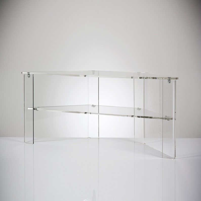 Perspex Acrylic Transparent Tv Stand Premium Acrylic Made Within Acrylic Tv Stands (View 10 of 15)