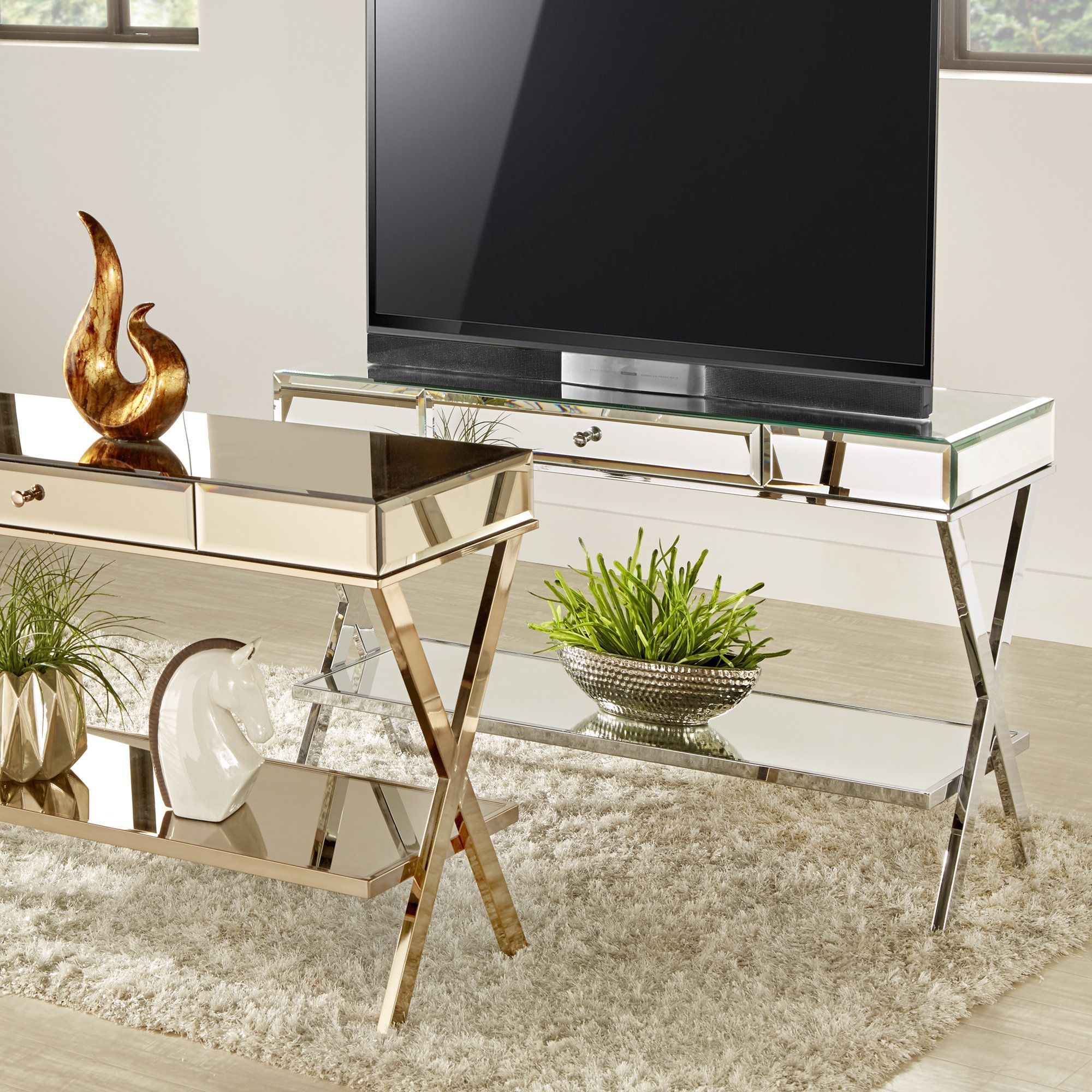 Pin On Apartment With Regard To Mirrored Tv Cabinets Furniture (View 5 of 15)