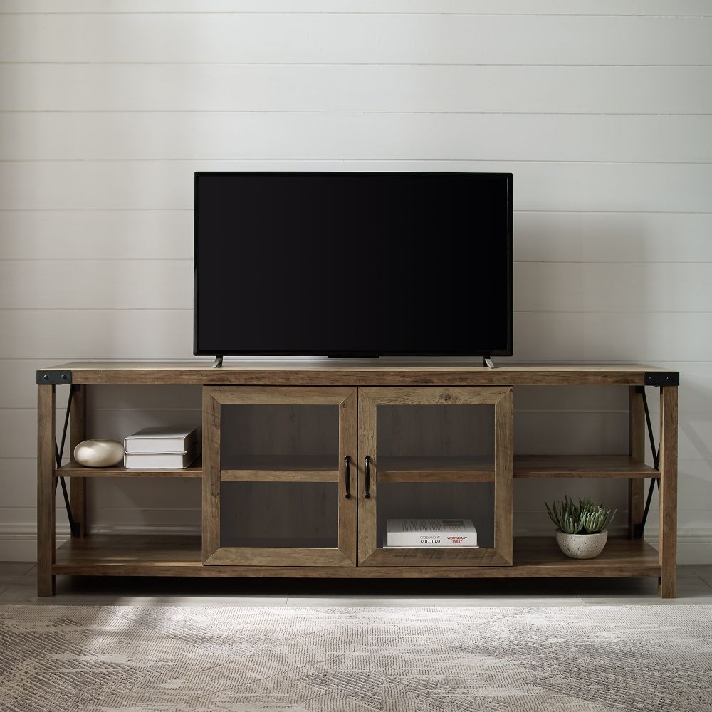 Pin On Decoration Ideas In Woven Paths Franklin Grooved Two Door Tv Stands (Photo 6 of 15)