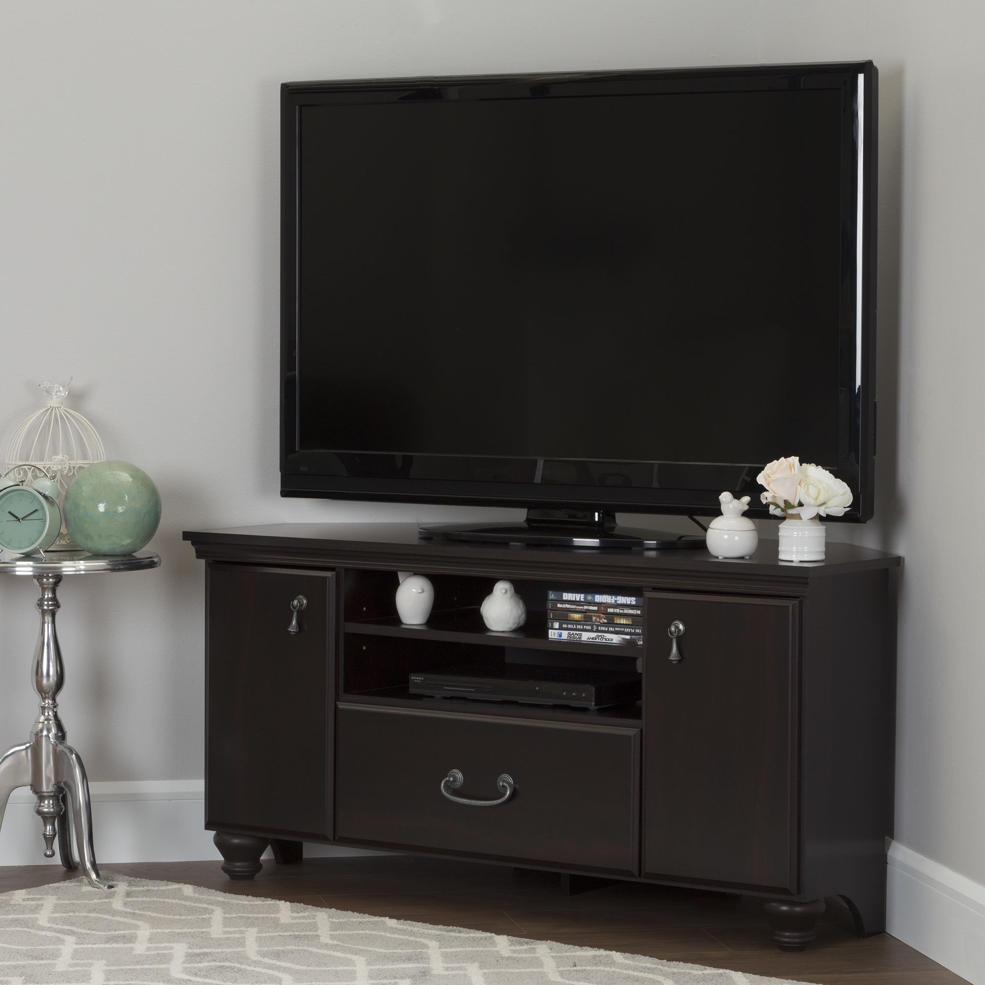 Pin On Home Inside Woven Paths Transitional Corner Tv Stands With Multiple Finishes (View 3 of 15)