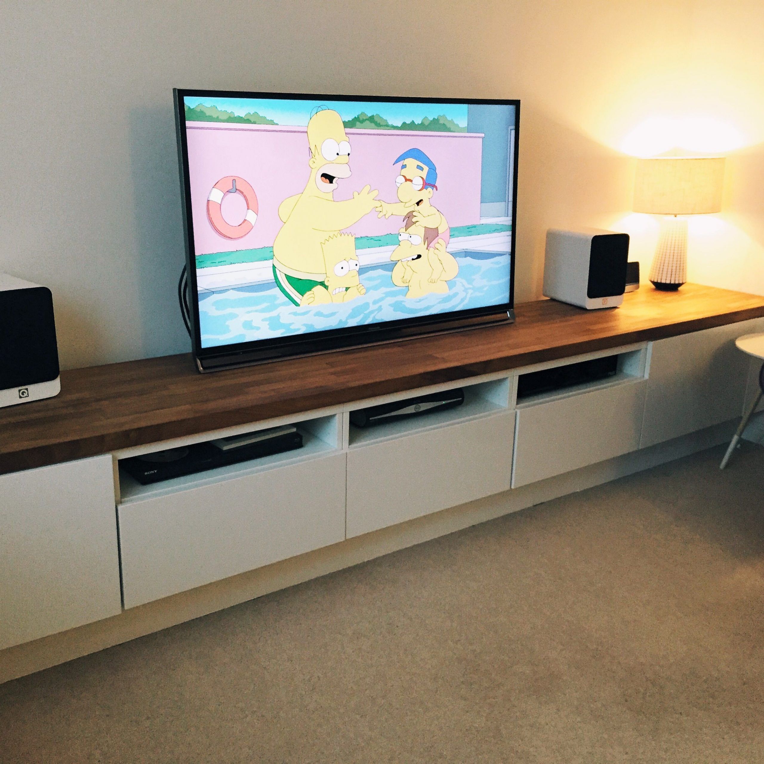 Pin On Home Interiors With Long Tv Stands Furniture (Photo 7 of 15)