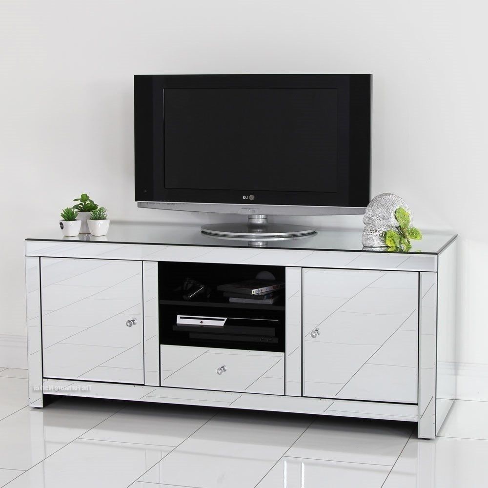 Pinali Ahmad On Mirrored Furniture | Living Room Tv With Regard To Fitzgerald Mirrored Tv Stands (Photo 7 of 15)