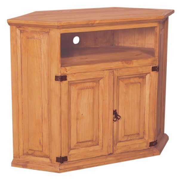 Pine Rustic Corner Tv Stand | Tres Amigos World Imports Intended For Pine Corner Tv Stands (View 15 of 15)