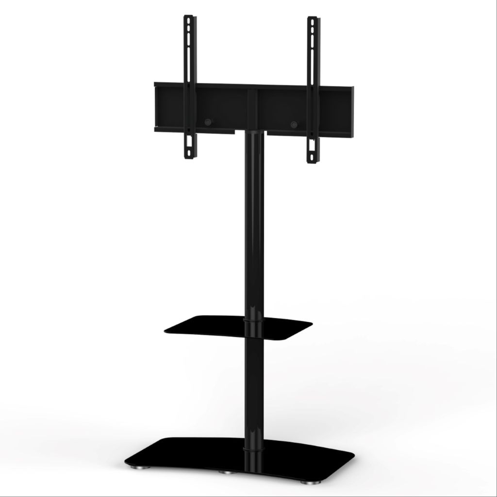 Pl 2810 For Tv's Up To 55" | Modern Swivel, Tv Floor Stand With Regard To Modern Floor Tv Stands With Swivel Metal Mount (Photo 14 of 15)