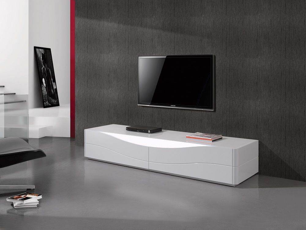 Popular Two Door Luxury Tv Stand With Led Light From Intended For Red Modern Tv Stands (View 8 of 15)