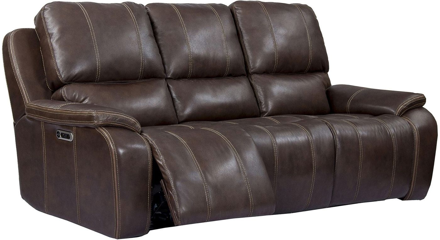 Potter Leather Power Dual Reclining Sofa With Usb Charging Regarding Nolan Leather Power Reclining Sofas (View 12 of 15)