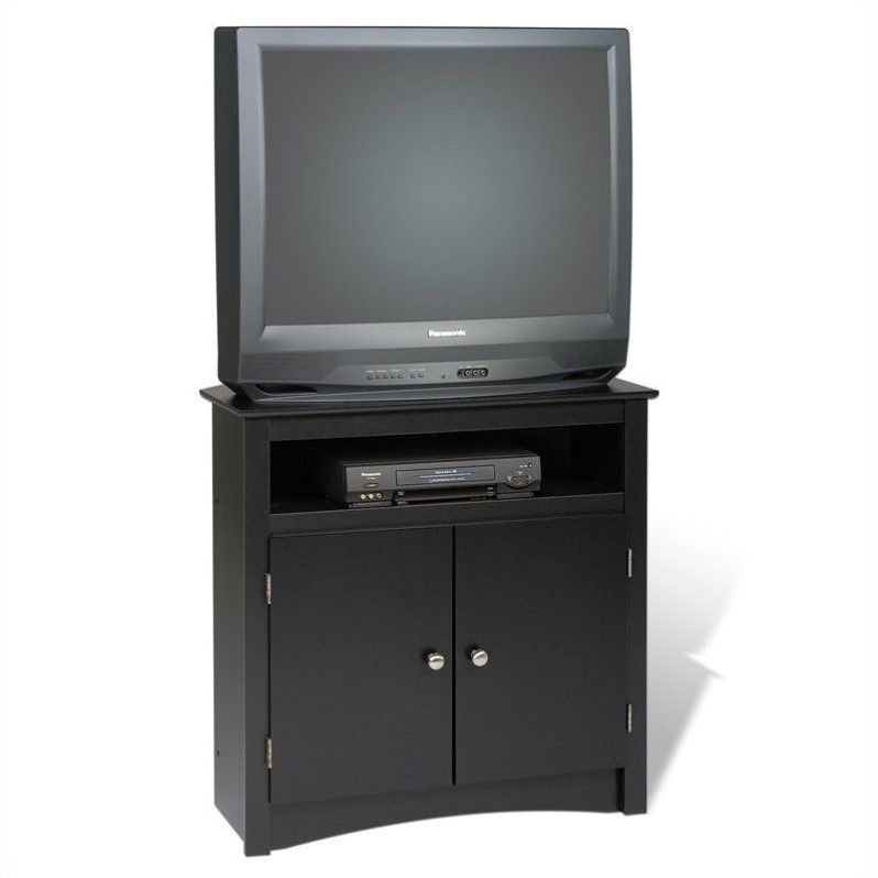 Prepac Sonoma 32" Tall Corner Tv Stand In Black – Btv 3232 With Samira Corner Tv Unit Stands (View 14 of 15)