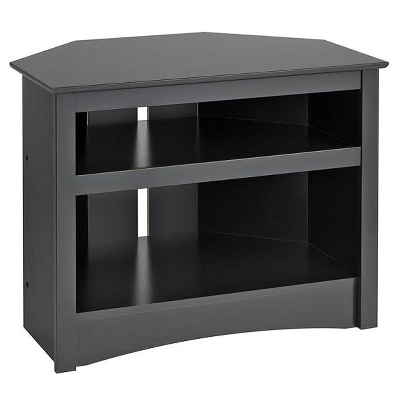 Prepac Sonoma Collection Corner Tv Stand For Screens Up To With Black Corner Tv Cabinets (View 14 of 15)