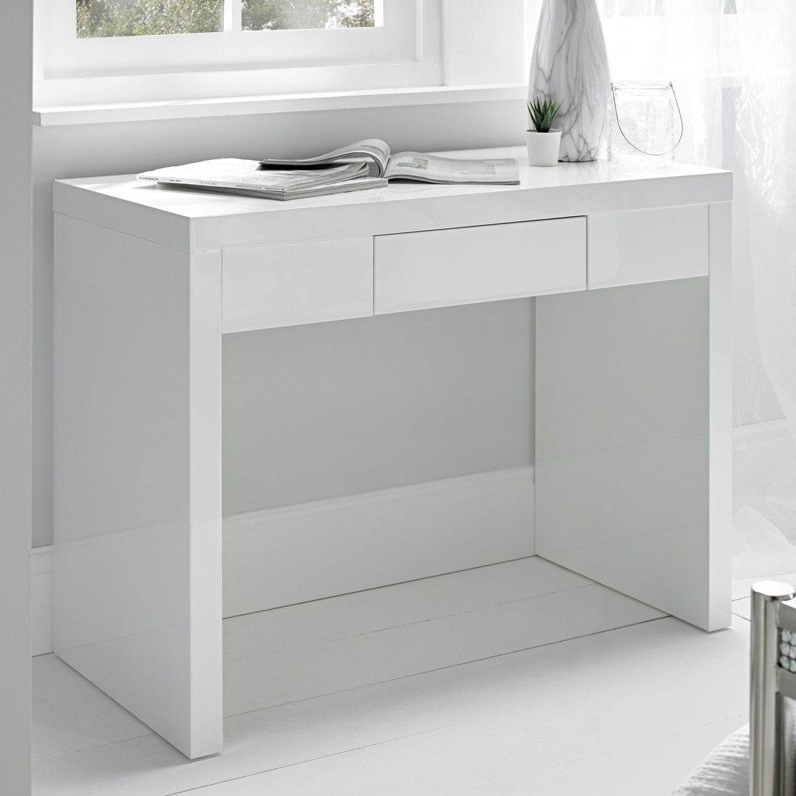 Puro Dressing Table White – Dressing Tables – Bedroom In Puro White Tv Stands (View 9 of 15)