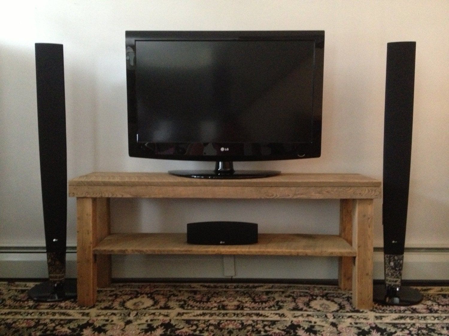 Reclaimed Wood Media Console / Tv Stand With Regard To Unique Tv Stands (View 2 of 15)