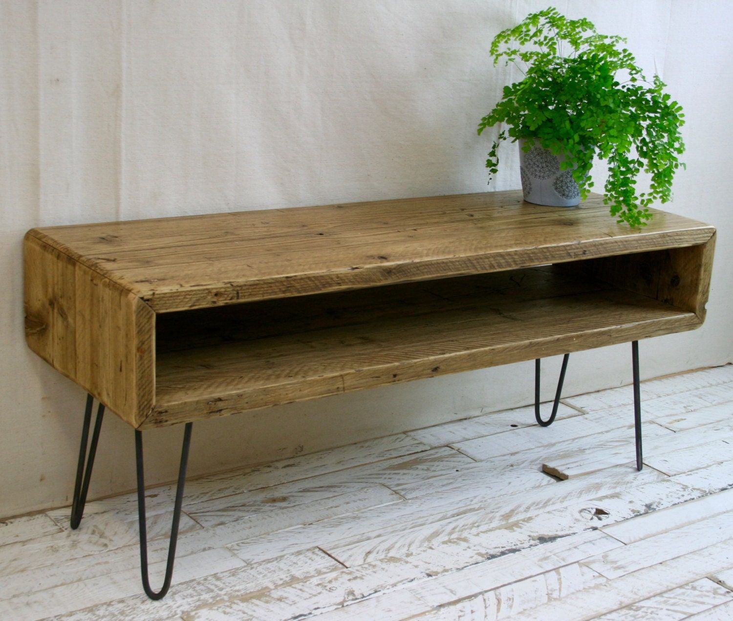 Featured Photo of 15 Best Collection of Industrial Tv Stands with Metal Legs Rustic Brown