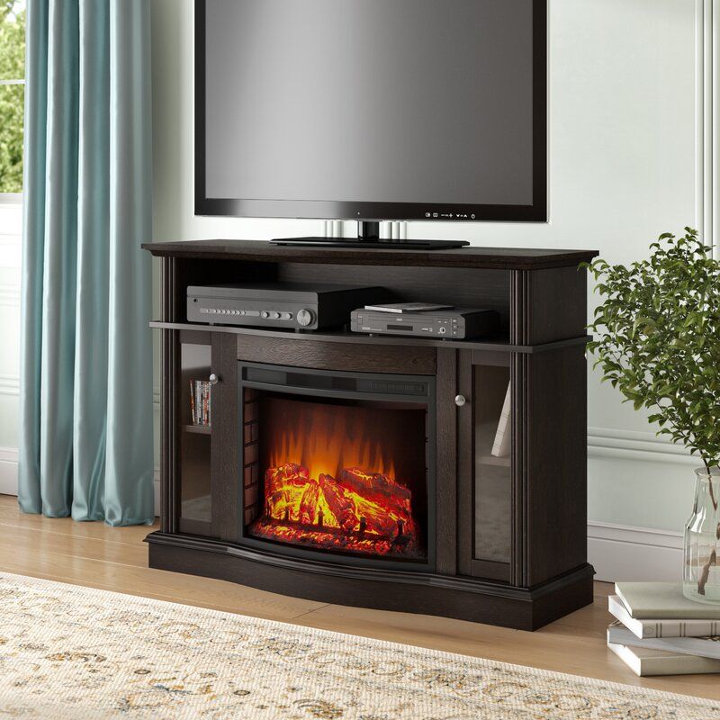 Red Barrel Studio® Welliver Tv Stand For Tvs Up To 50 Pertaining To Lorraine Tv Stands For Tvs Up To 60&quot; With Fireplace Included (Photo 4 of 15)