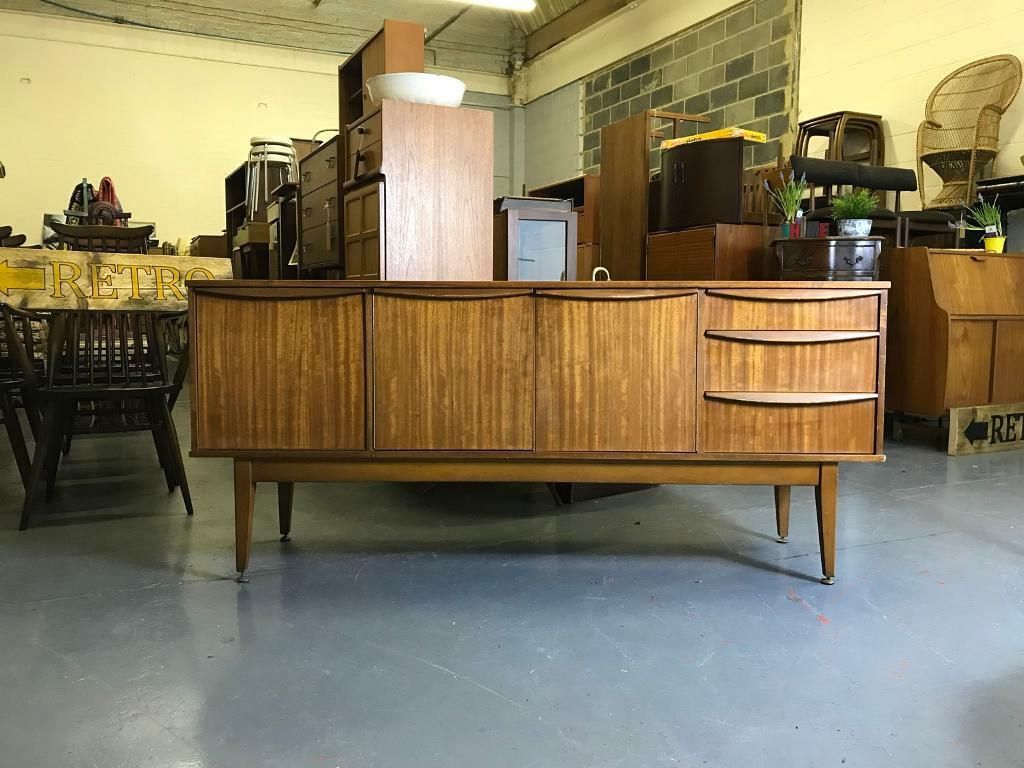 Retro Sideboard Vintage Chest Of Drawers Tv Unit Stand Pertaining To Owen Retro Tv Unit Stands (View 7 of 15)