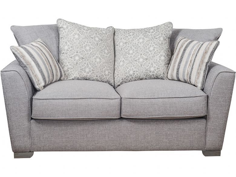 Revo 2 Seater Pillow Back Fabric Sofa – Furniture Barn Pertaining To Lyvia Pillowback Sofa Sectional Sofas (View 13 of 15)