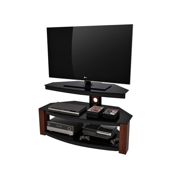 Rhine Cherry 40 Inch Tv Stand – 17080724 – Overstock With Very Tall Tv Stands (View 15 of 15)