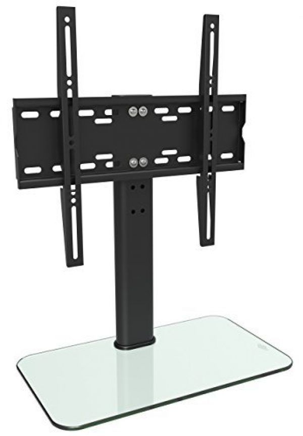 Ricoo Tv Stand Rack Fs304w Monitor Mount Universal Led Within Modern Black Universal Tabletop Tv Stands (Photo 4 of 15)