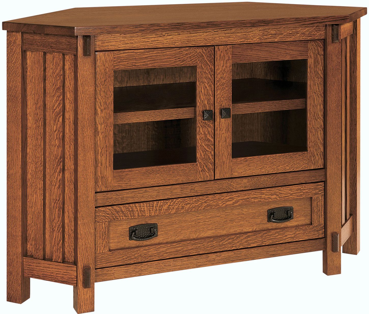 Rio Mission Small Corner Tv Cabinet | Rio Mission Wood Within Small Tv Stands (View 10 of 15)