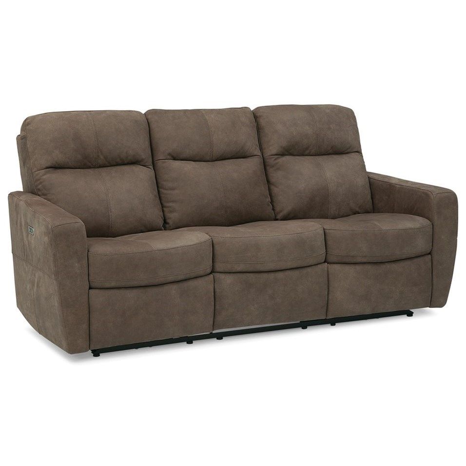 Rockwood Spencer Contemporary Power Reclining Sofa With Throughout Bennett Power Reclining Sofas (Photo 1 of 15)