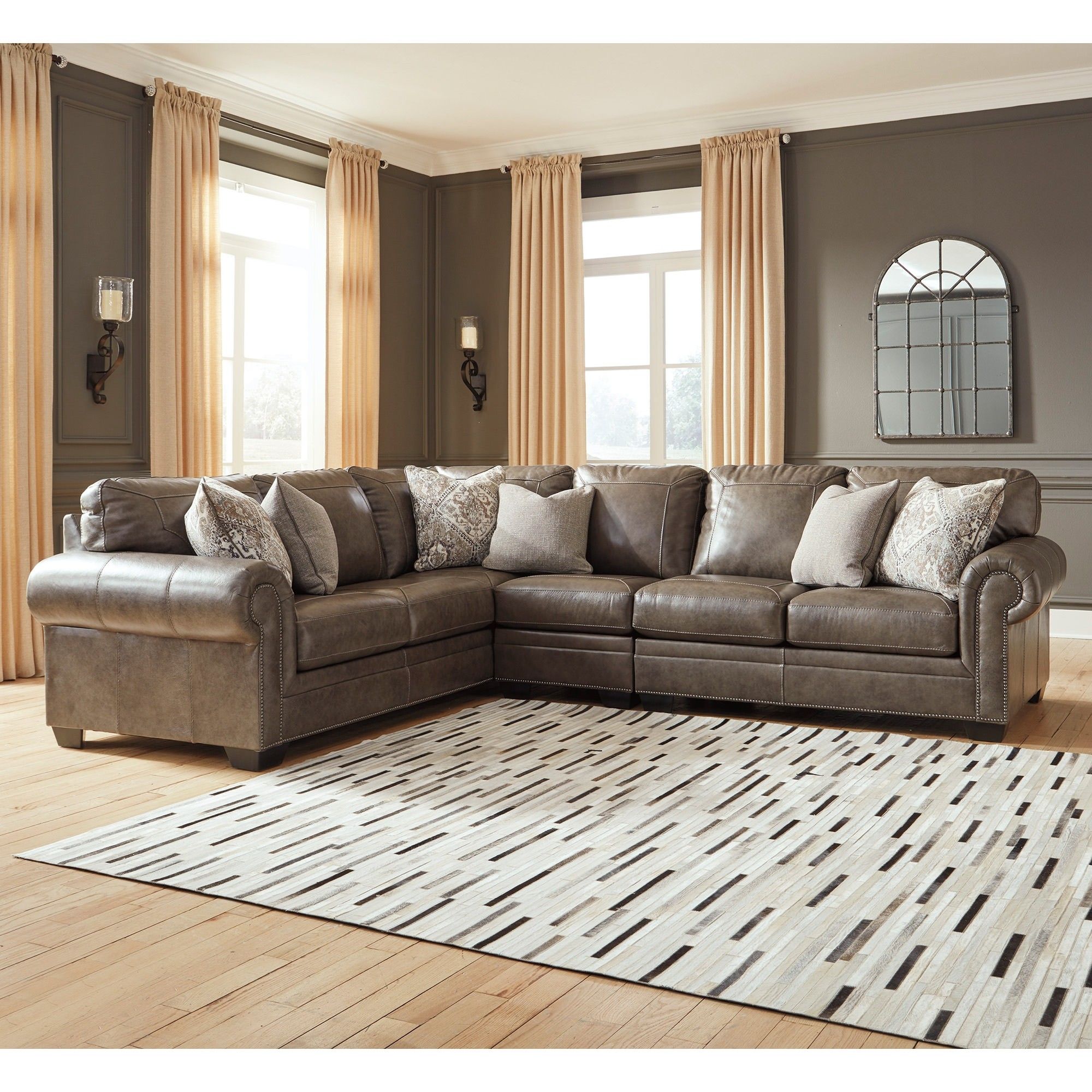 Featured Photo of  Best 15+ of 3pc Polyfiber Sectional Sofas