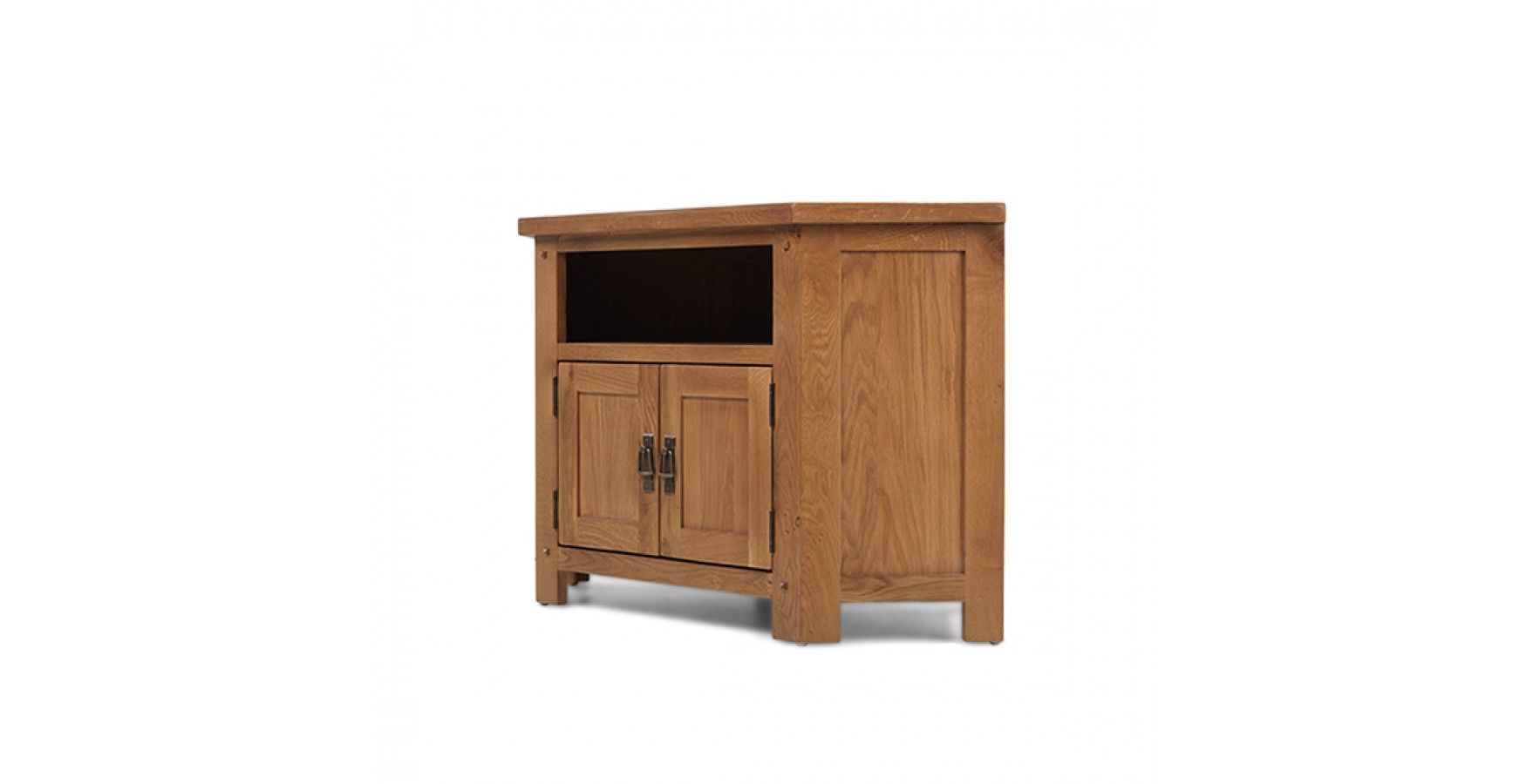 Rustic Oak Corner Tv Cabinet – Lifestyle Furniture Uk With Rustic Corner Tv Cabinets (View 9 of 15)