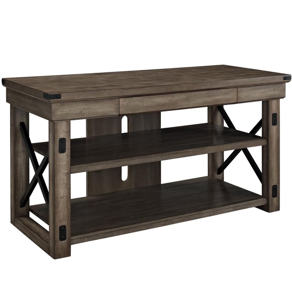 Rustic Wood Tv Stand In Tv Stands Intended For Rustic Looking Tv Stands (View 14 of 15)
