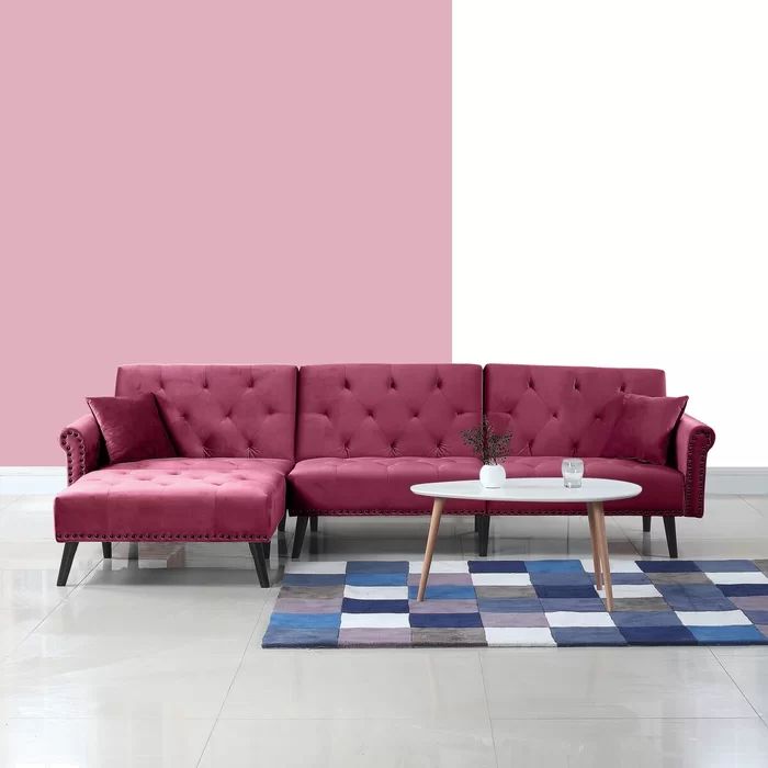 Salcombe Left Hand Facing Sectional | Stylish Sofa, Mid With Regard To Florence Mid Century Modern Velvet Left Sectional Sofas (Photo 14 of 15)