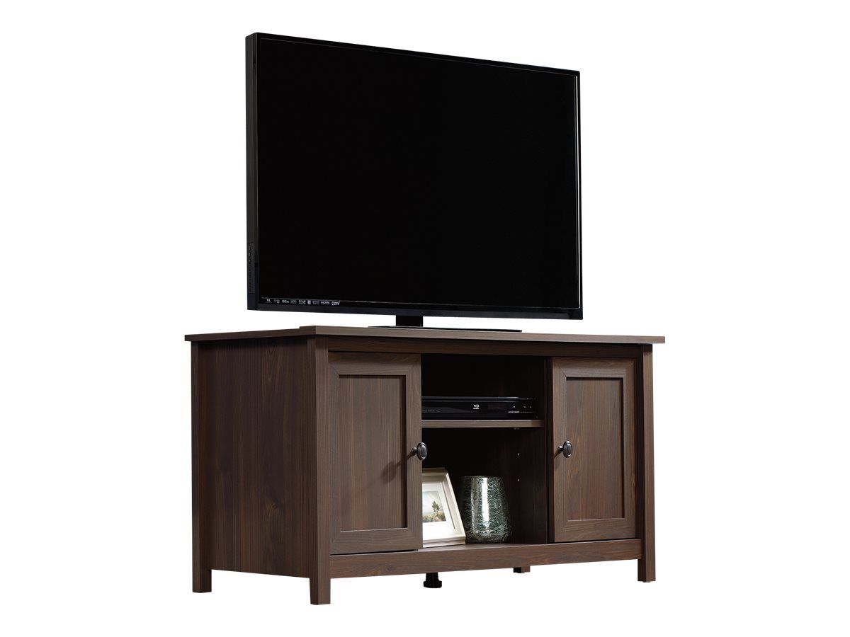 Sauder County Line Collection Tv Stand – Stand For Flat With Regard To Walnut Tv Stands For Flat Screens (Photo 9 of 15)