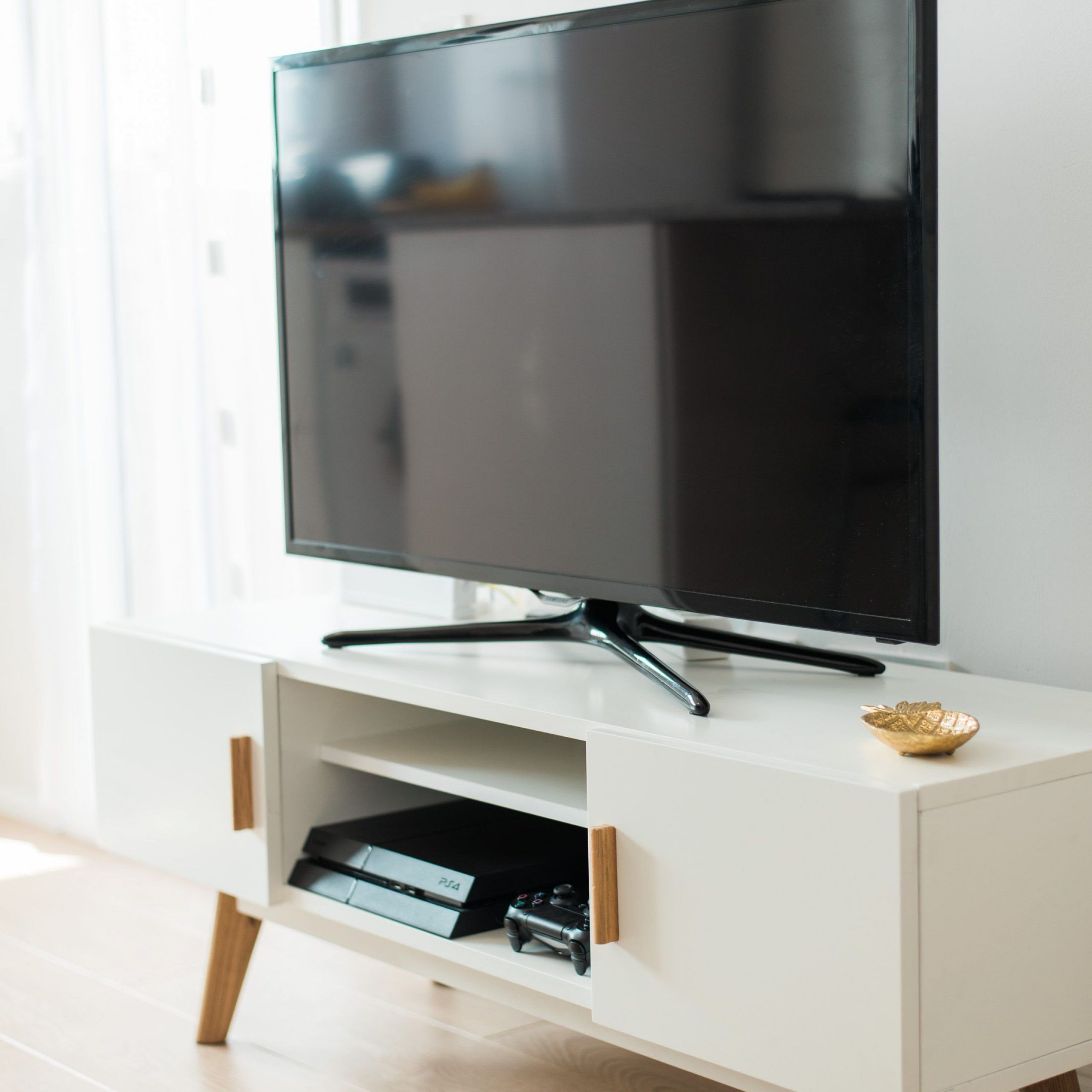 Scandinavian Style White Tv Unit #scandinavian #home # In Scandinavian Design Tv Cabinets (View 4 of 15)