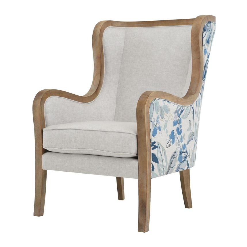 Scarlett Blue Accent Chair | El Dorado Furniture Throughout Scarlett Blue Sofas (View 15 of 15)