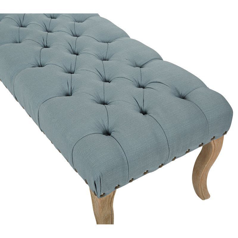 Scarlett Upholstered Bench | Upholstered Bench, Bench Regarding Scarlett Blue Sofas (View 6 of 15)