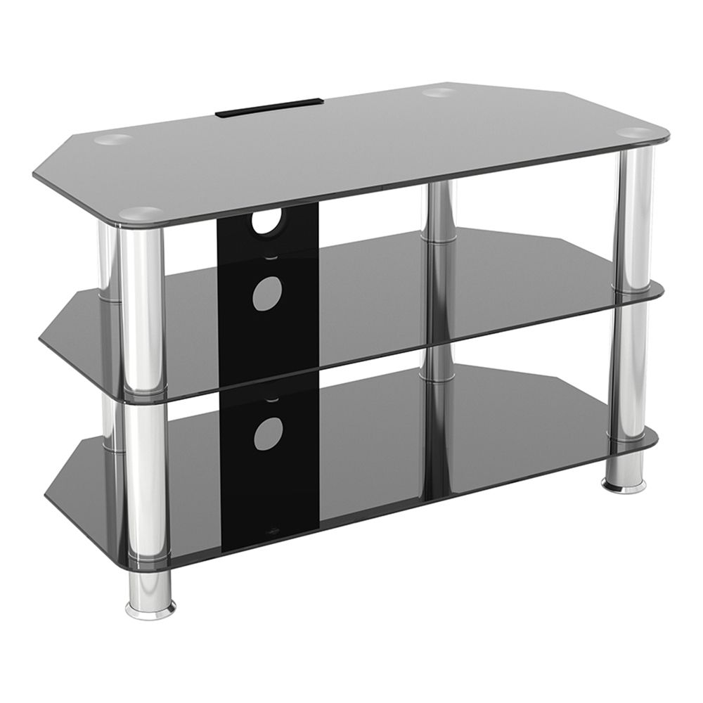 Sdc800cm: Classic – Corner Glass Tv Stand With Cable In Avf Group Classic Corner Glass Tv Stands (View 7 of 15)
