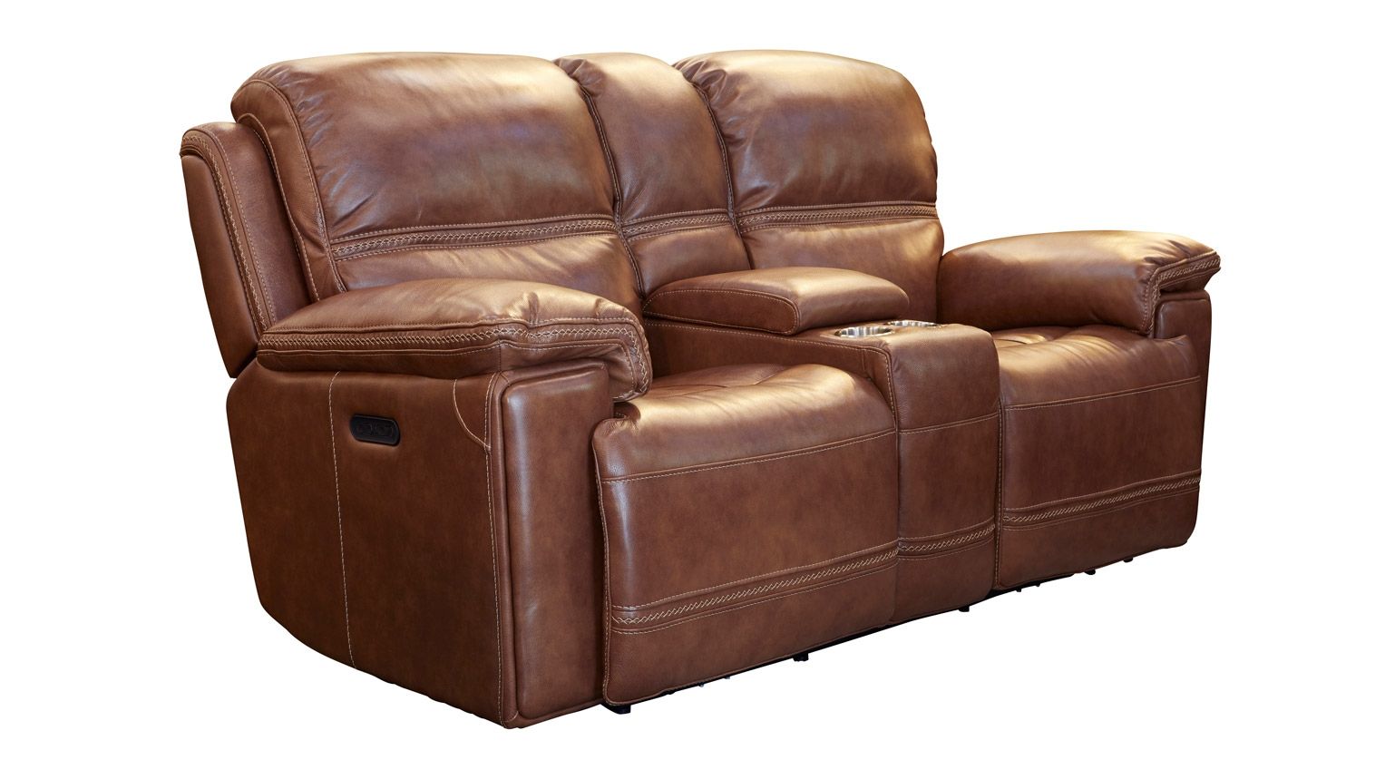 Secretariat Brown Power Reclining Loveseat W/console Intended For Expedition Brown Power Reclining Sofas (View 11 of 15)