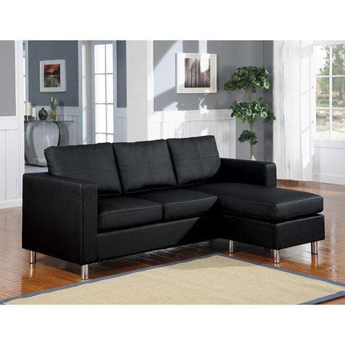 Sectional Sofa For Small Spaces – Homesfeed Pertaining To Wynne Contemporary Sectional Sofas Black (View 10 of 15)
