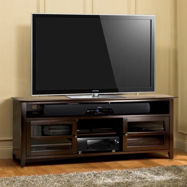 Shop Bell'o Wavs99175 75 Inch Dark Espresso Tv Stand For Throughout Expresso Tv Stands (Photo 7 of 15)