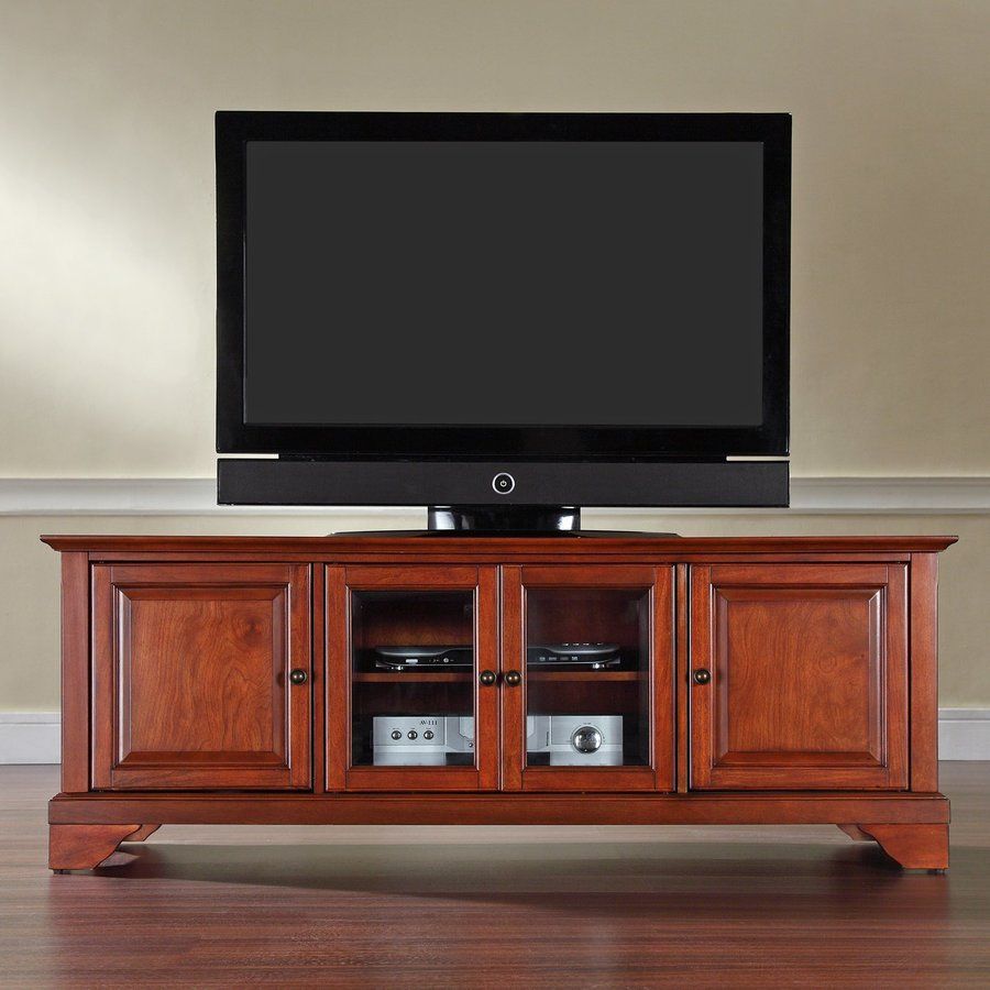 Shop Crosley Furniture Lafayette Classic Cherry Tv Cabinet Throughout Classic Tv Cabinets (Photo 3 of 15)