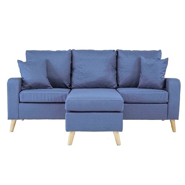 Shop Mid Century Style Small Space Reversible L Shape For Verona Mid Century Reversible Sectional Sofas (View 12 of 15)