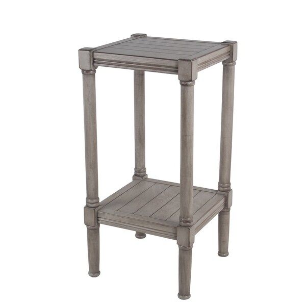 Shop Privilege Oyster Square Accent Table (View 6 of 15)