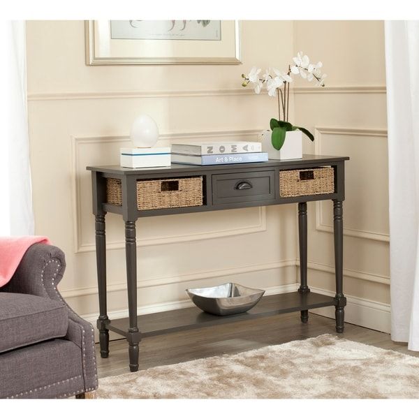 Shop Safavieh Winifred Grey Console – 44.5" X 13.4" X  (View 14 of 15)