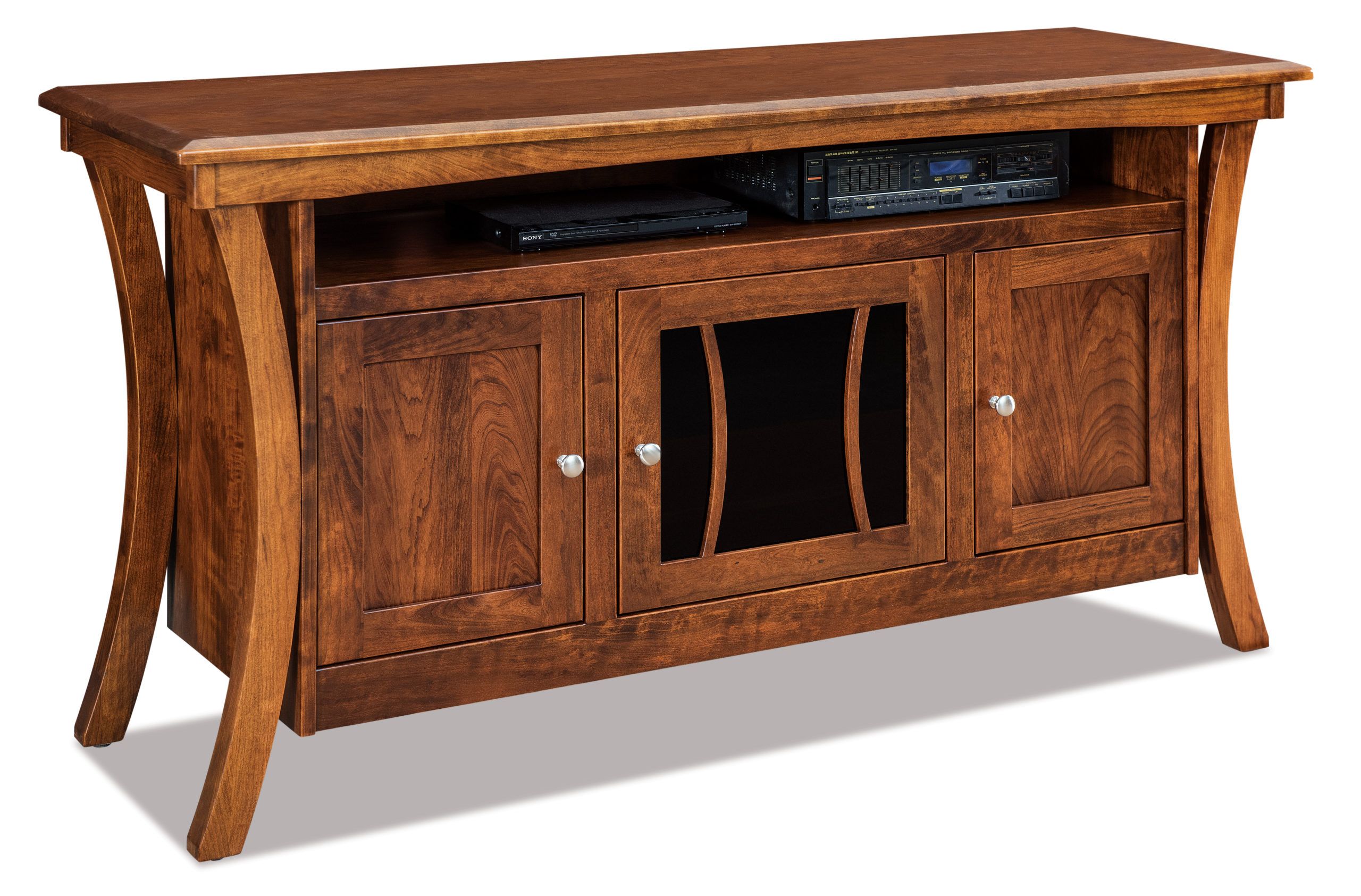 Sierra Tv Stand | Amish Solid Wood Tv Stands | Kvadro Regarding Solid Pine Tv Stands (View 1 of 15)