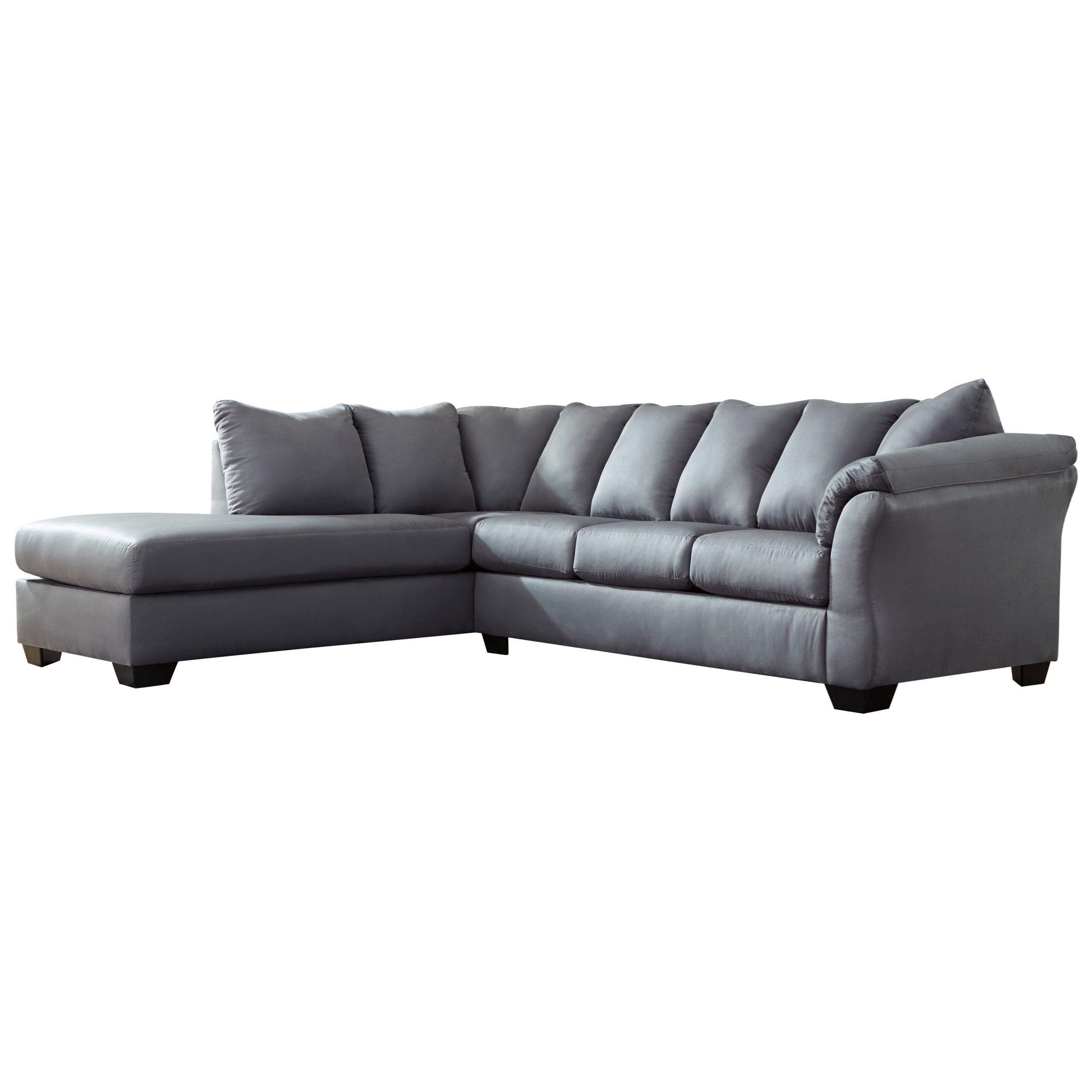 Signature Designashley Darcy – Steel Contemporary 2 In 2pc Burland Contemporary Chaise Sectional Sofas (View 4 of 15)