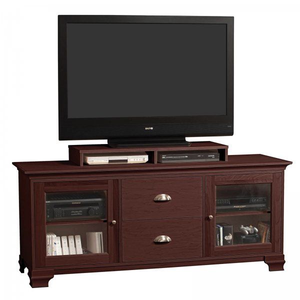 [s]jake 70 Inch Wide Two Drawer Flat Screen Tv Console Pertaining To Wide Screen Tv Stands (Photo 7 of 15)