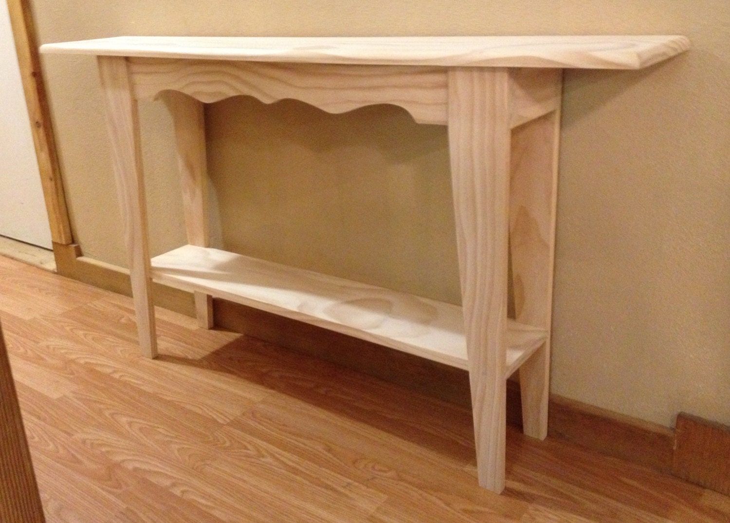 Skinny Sofa Table Tv Stand Entry Tablestonehousewoodworks In Skinny Tv Stands (View 14 of 15)