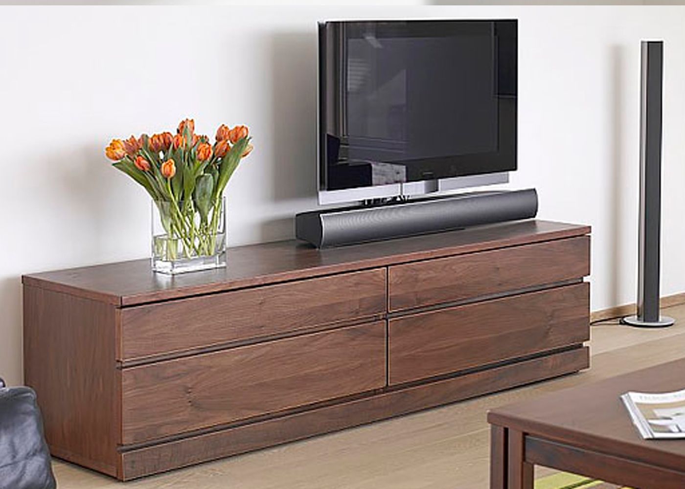 Skovby Sm87 Tv Cabinet In Walnut Finish 1 – Midfurn With Regard To Tv Stands And Cabinets (Photo 5 of 15)