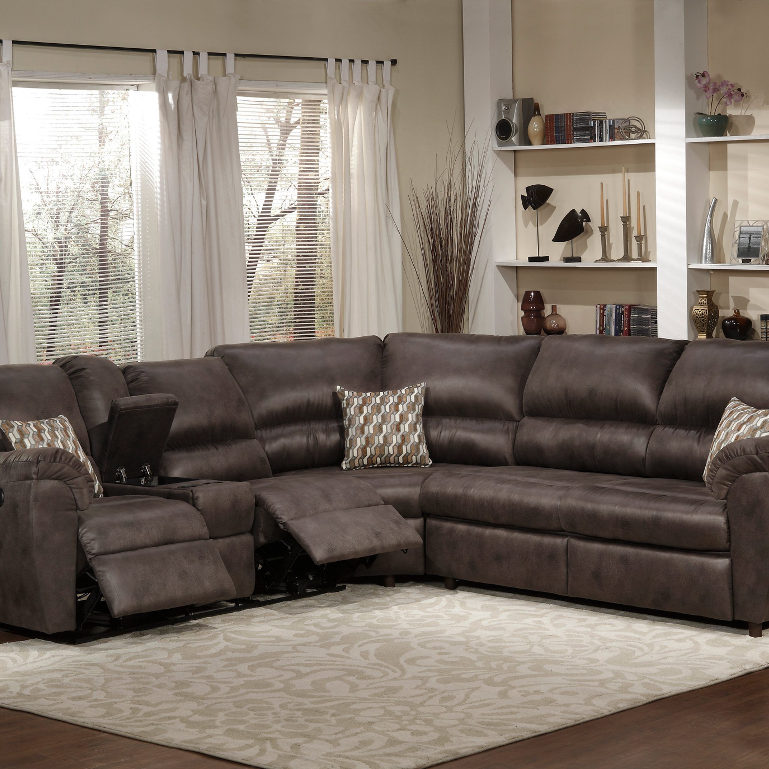 Sleeper Sectional | Instylefurniture Inc Throughout Felton Modern Style Pullout Sleeper Sofas Black (View 15 of 15)