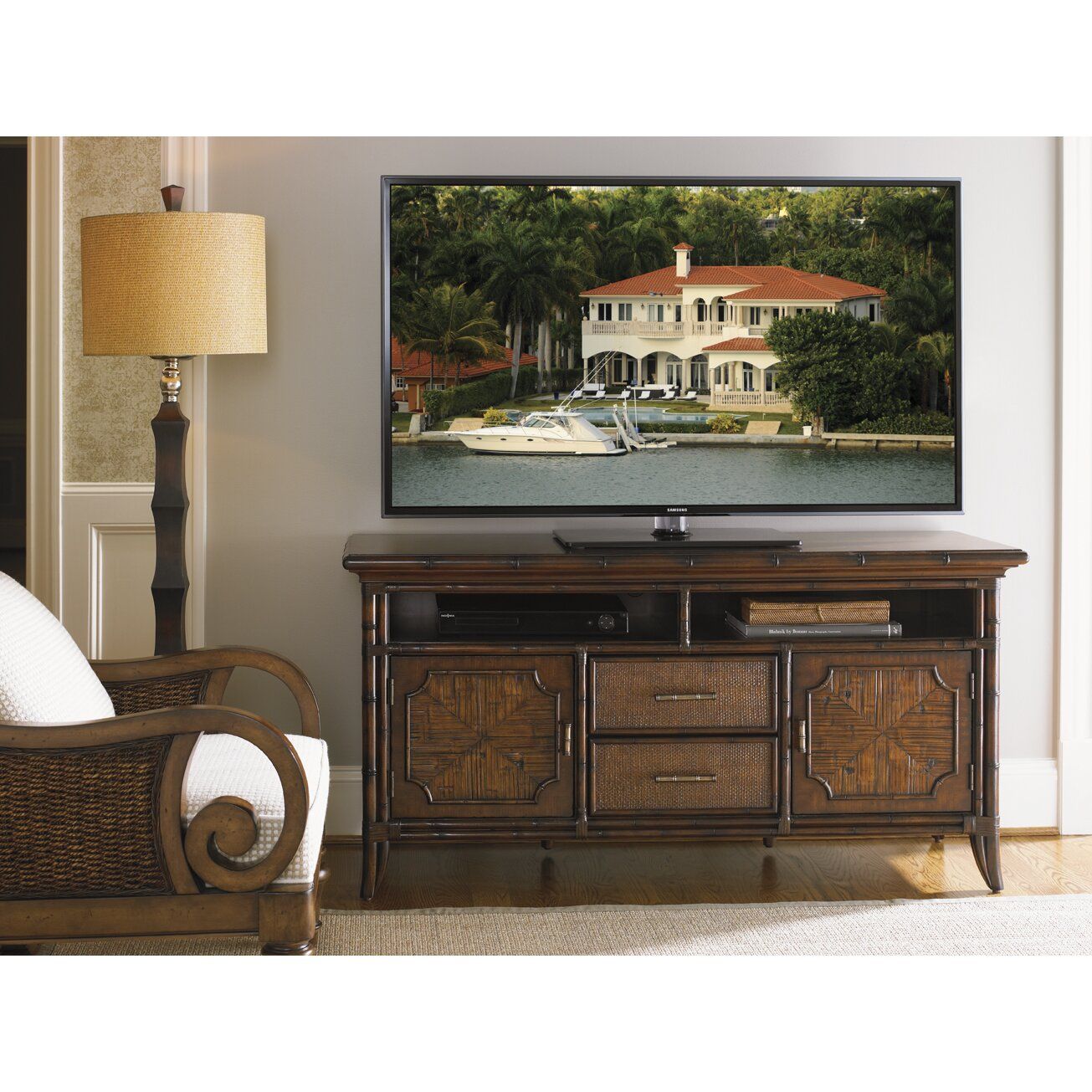 Sligh Bal Harbor Crystal Bay Tv Stand | Wayfair Pertaining To Harbor Wide Tv Stands (View 6 of 15)
