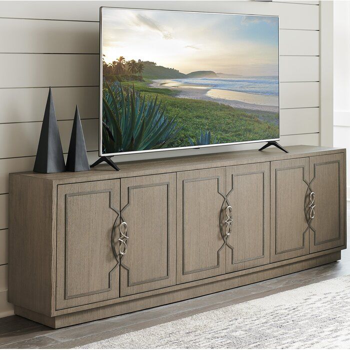 Sligh Solid Wood Tv Stand For Tvs Up To 88" Pertaining To Penelope Dove Grey Tv Stands (View 12 of 15)