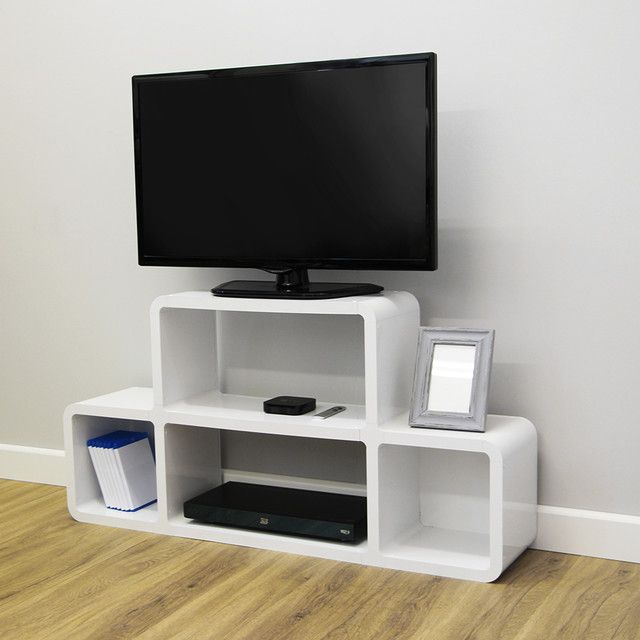 Slim | Media Unit Style 2 – Modern – Tv Stands & Units Regarding Tv Units With Storage (View 12 of 15)